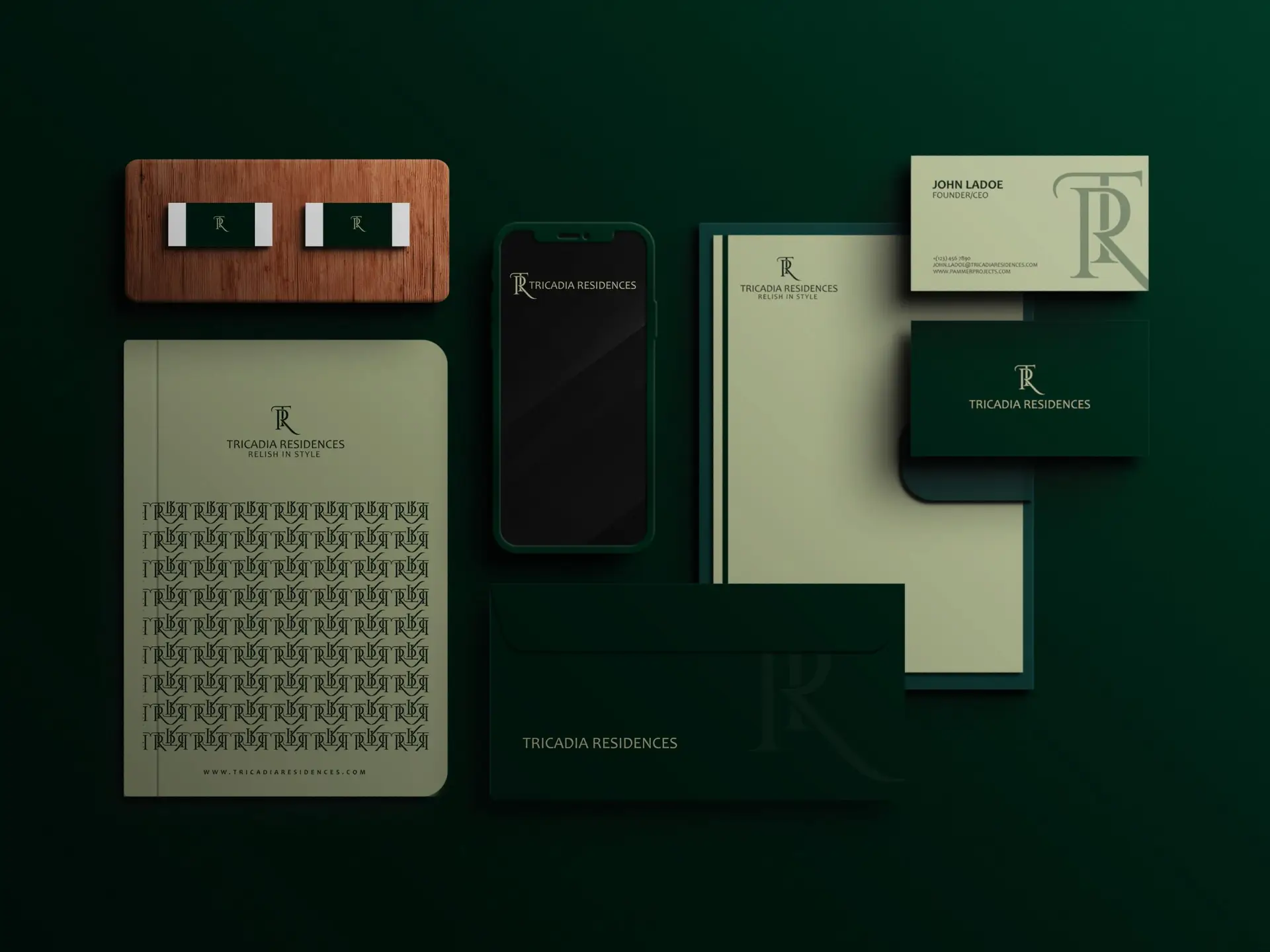 Tricadia Residences Brand Identity Design by Constance AI